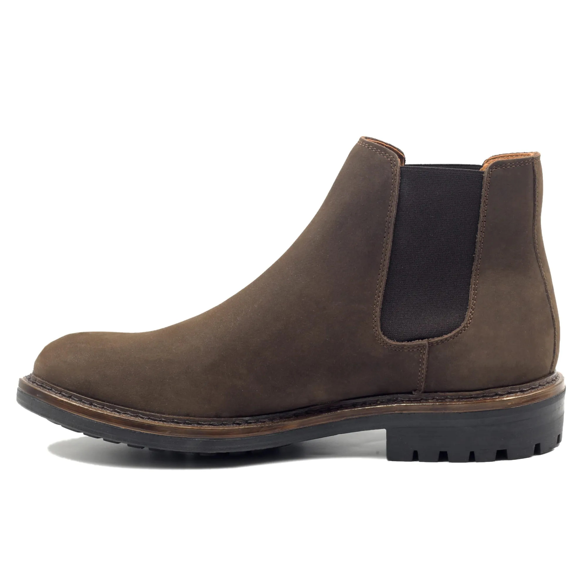 Clearance Chelsea basse cuir nubuck Homme Boots