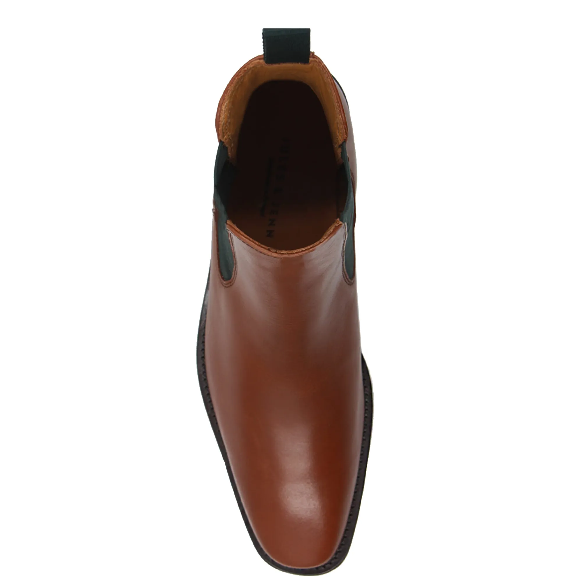 Store Chelsea boots cuir cognac vert Homme Boots