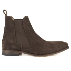 Sale Chelsea boots cuir daim Homme Fins De Série Solidaires
