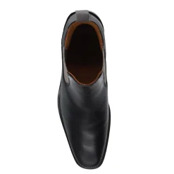 Outlet Chelsea boots cuir noir gris Homme Fins De Série Solidaires