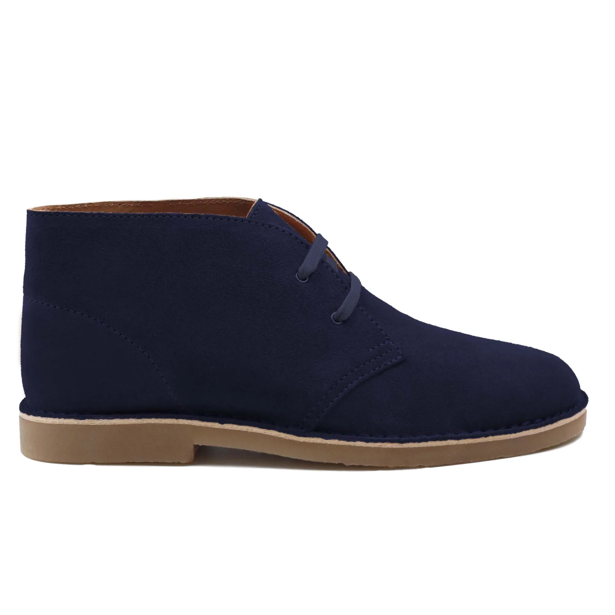 Discount Chukka boots cuir daim bleu Homme Boots