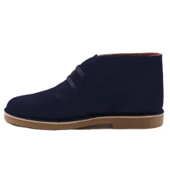 Discount Chukka boots cuir daim bleu Homme Boots