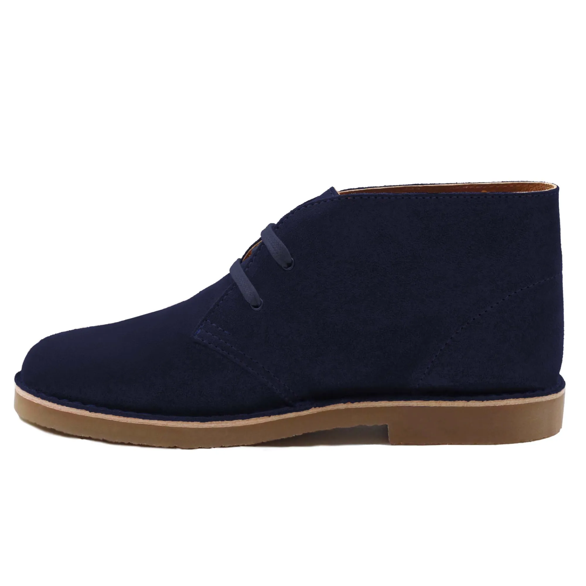 Discount Chukka boots cuir daim bleu Homme Boots