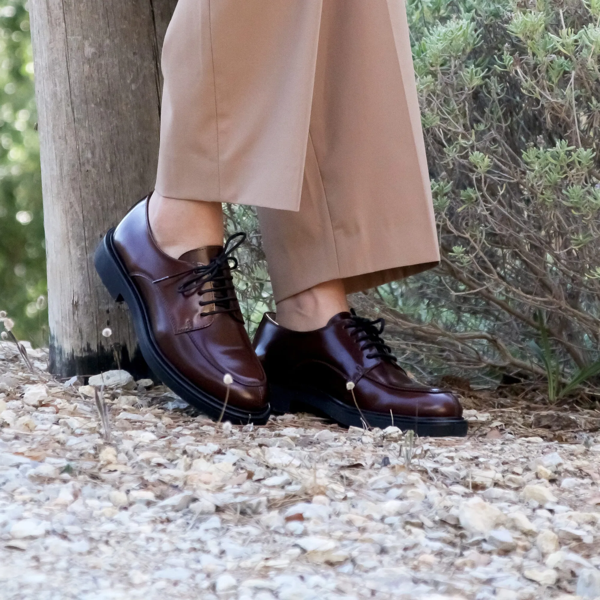 Online Derbies cuir brillant Femme Mocassins & Derbies