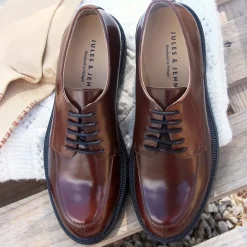 Online Derbies cuir brillant Femme Mocassins & Derbies