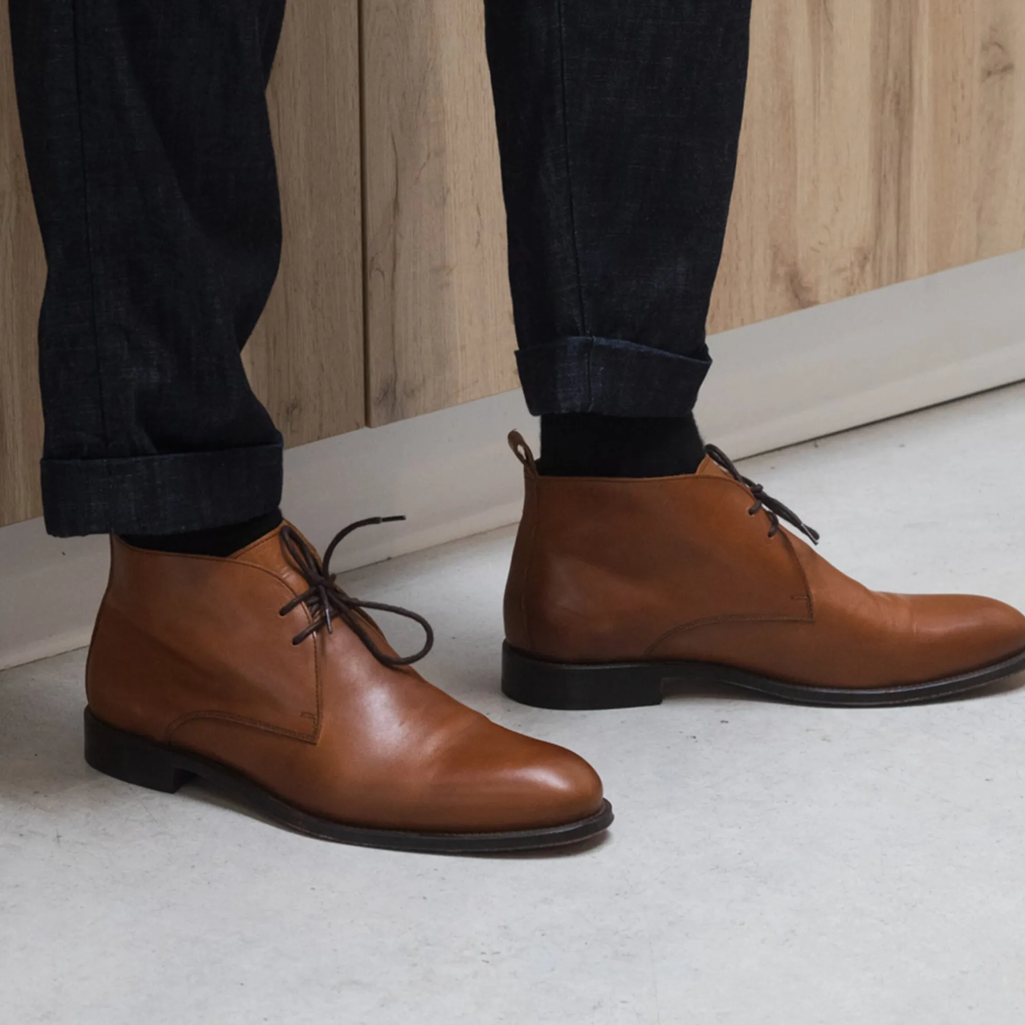 Hot Desert boots cuir Homme Boots