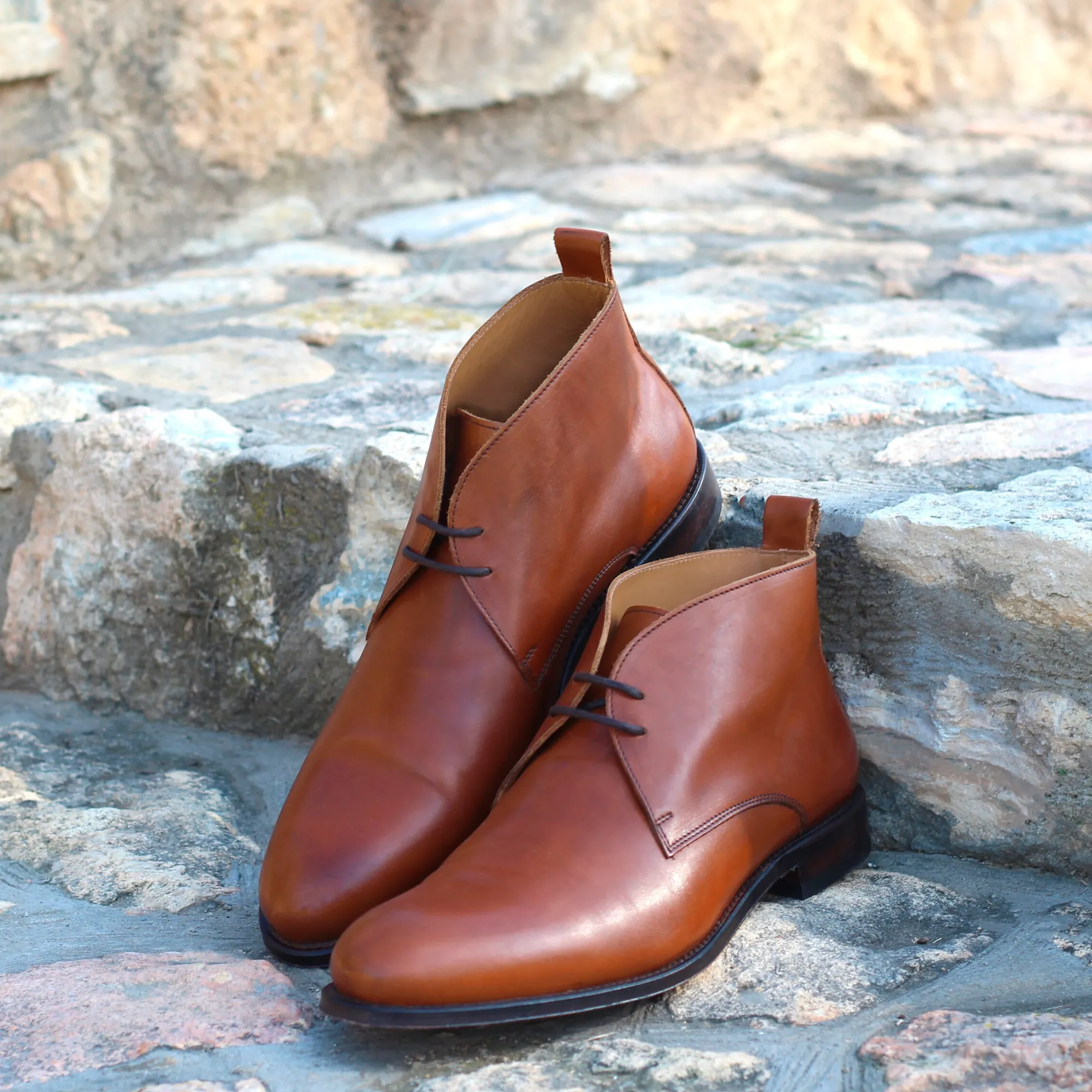 Hot Desert boots cuir Homme Boots