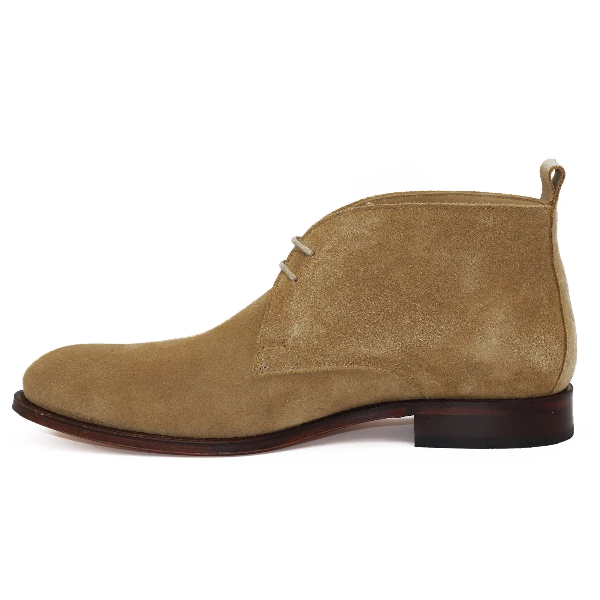 Best Desert boots cuir daim Homme Fins De Série Solidaires