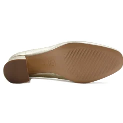 Clearance Escarpins rétro cuir métallisé Femme Escarpins