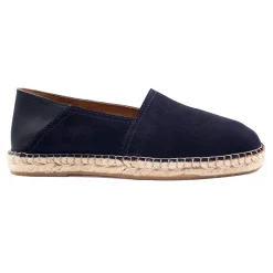 Store Espadrilles cuir daim bleu Homme Espadrilles & Sandales