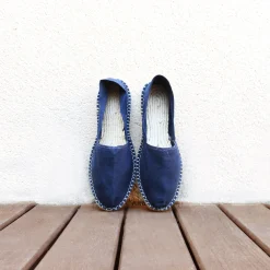 Best Sale Espadrilles toile coton bleu Femme Espadrilles & Sandales|Espadrilles