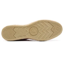 Clearance Espadrilles toile jean en chanvre bleu Femme Espadrilles