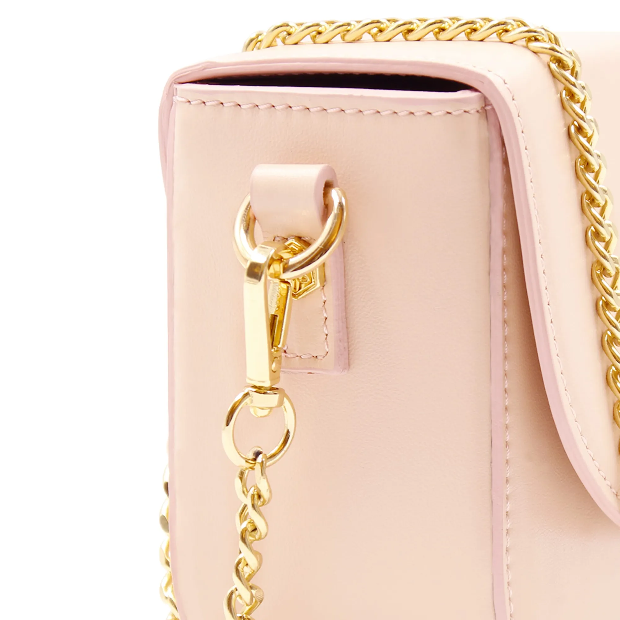 Online Mini sac cuir rose poudré Femme Sacs À Main