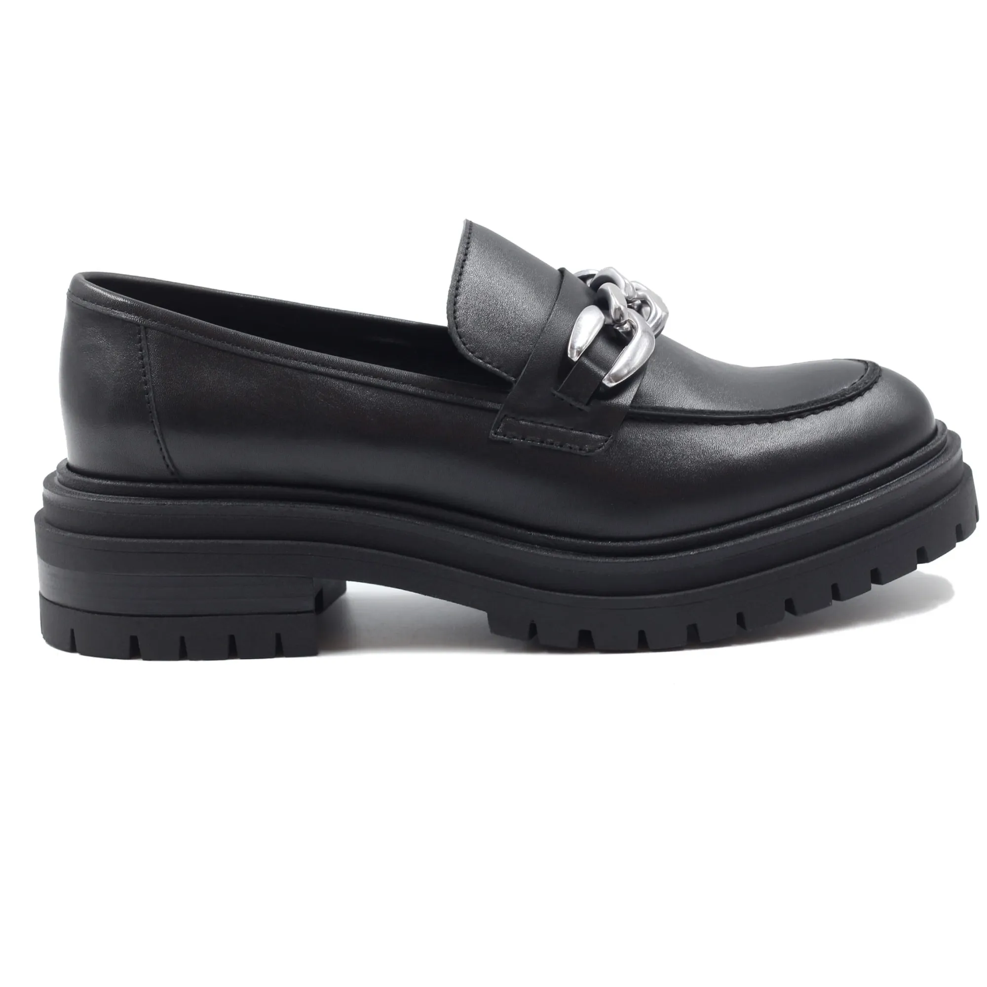 Best Sale Mocassins crantés cuir Femme Mocassins & Derbies