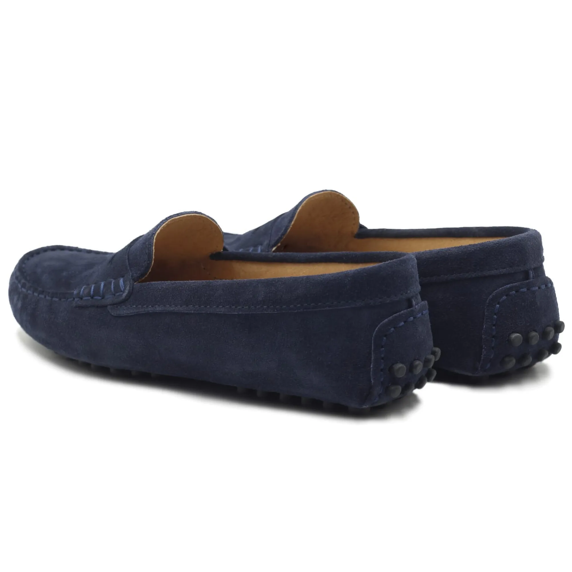 Flash Sale Mocassins cuir daim bleu Femme Mocassins & Derbies