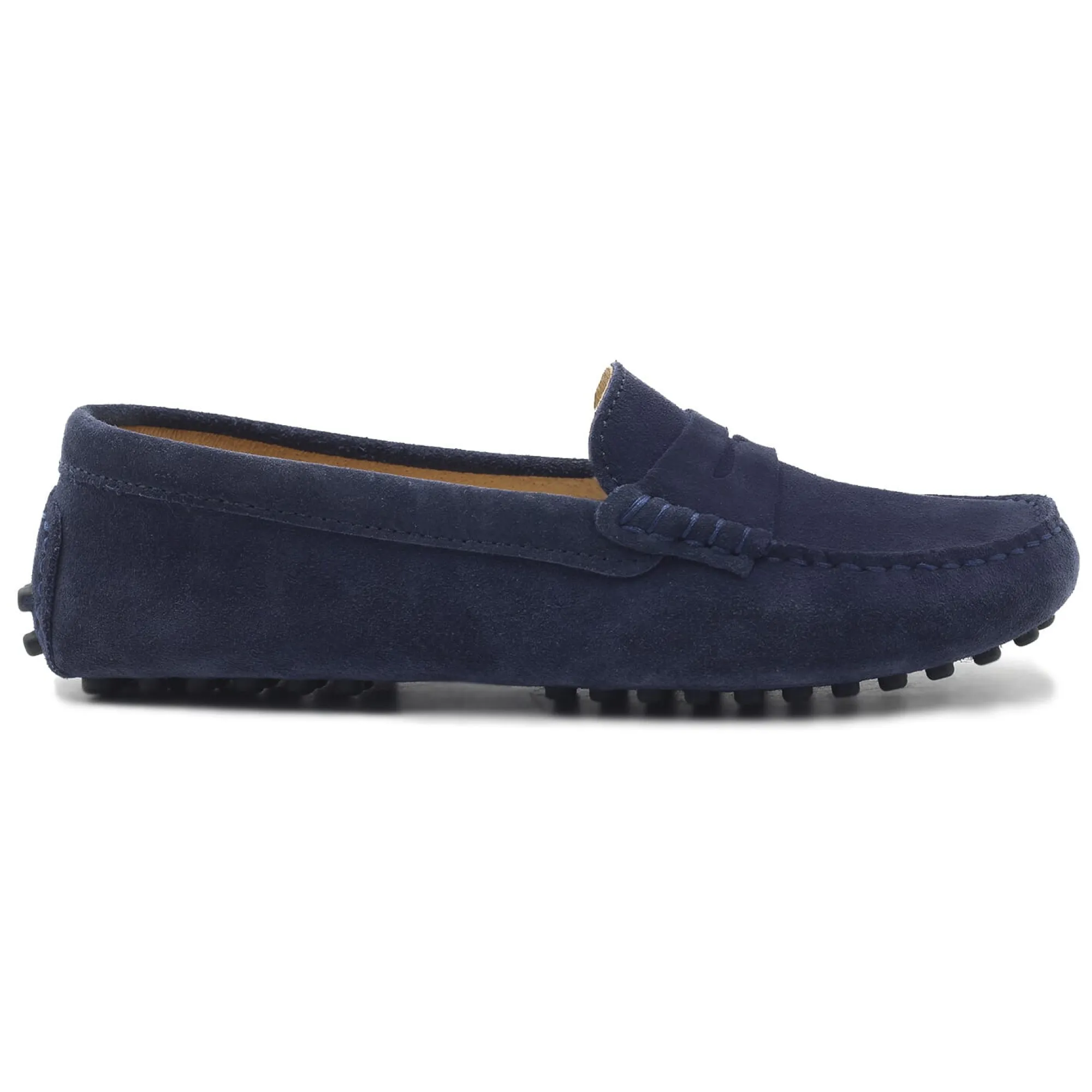 Flash Sale Mocassins cuir daim bleu Femme Mocassins & Derbies