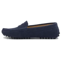 Flash Sale Mocassins cuir daim bleu Femme Mocassins & Derbies
