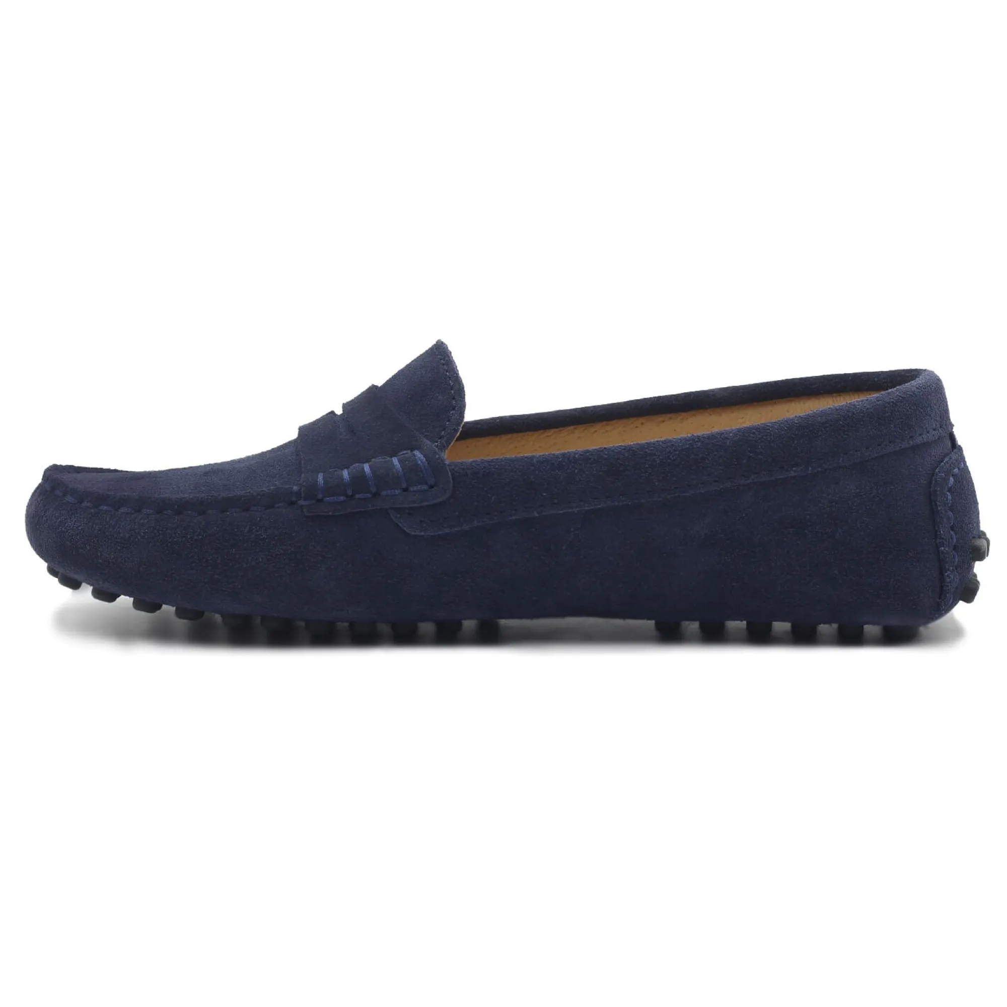 Flash Sale Mocassins cuir daim bleu Femme Mocassins & Derbies