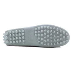 Cheap Mocassins cuir daim bleu clair Femme Mocassins & Derbies