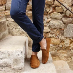 Online Mocassins cuir daim Homme Mocassins
