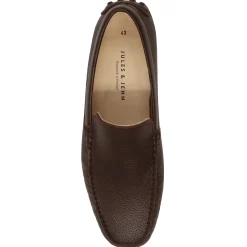 Sale Mocassins cuir grainé Homme Fins De Série Solidaires