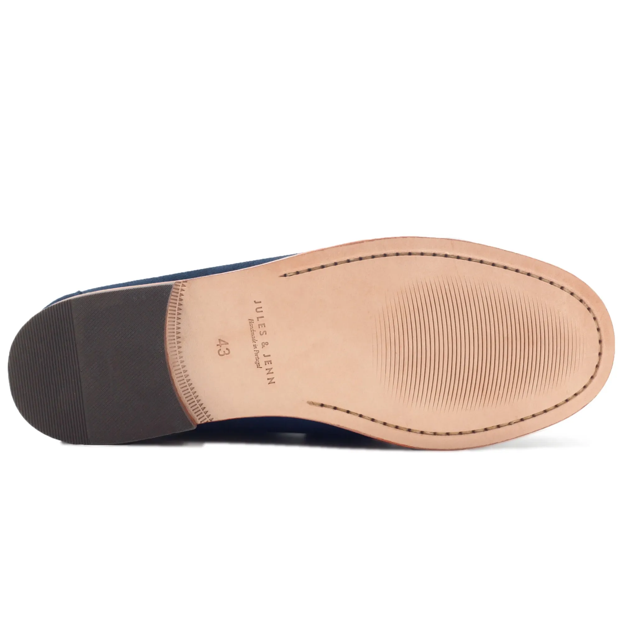 Store Mocassins urbains cuir daim bleu Homme Mocassins