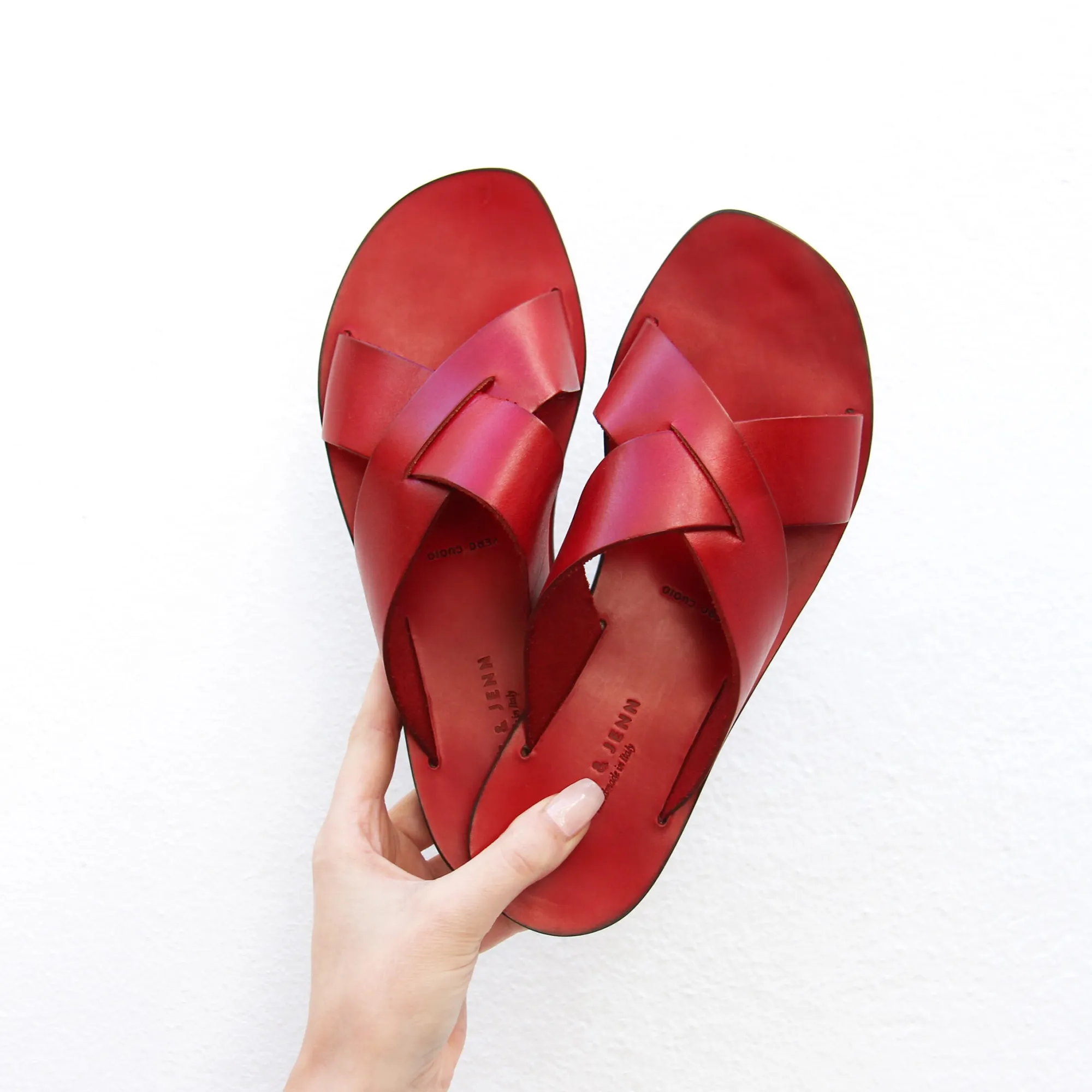 Best Mules plates cuir Femme Sandales