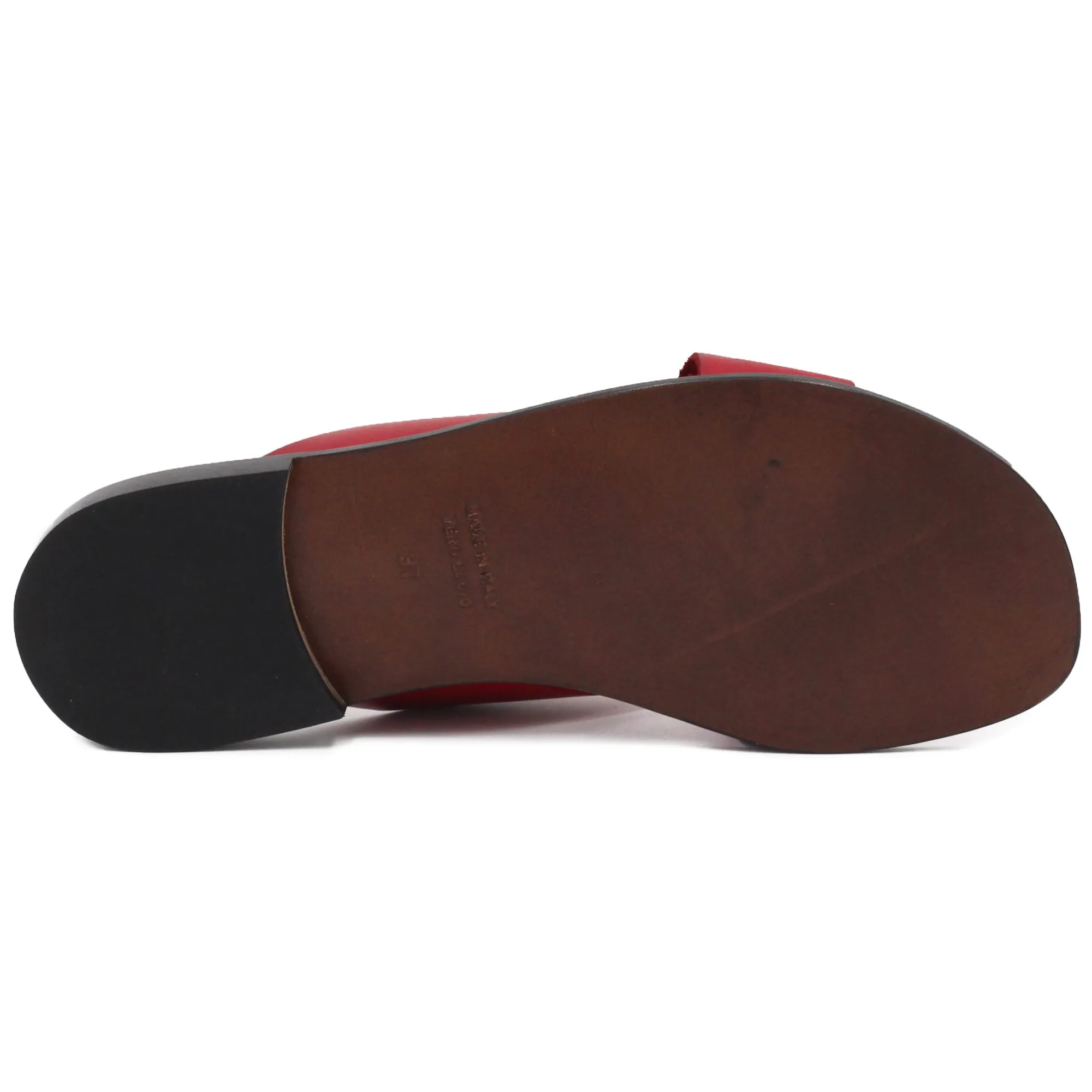Best Mules plates cuir Femme Sandales