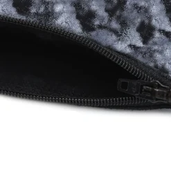 Flash Sale Pochette cuir daim gris métallisé - Petit modèle Femme Pochettes|Petite Maroquinerie
