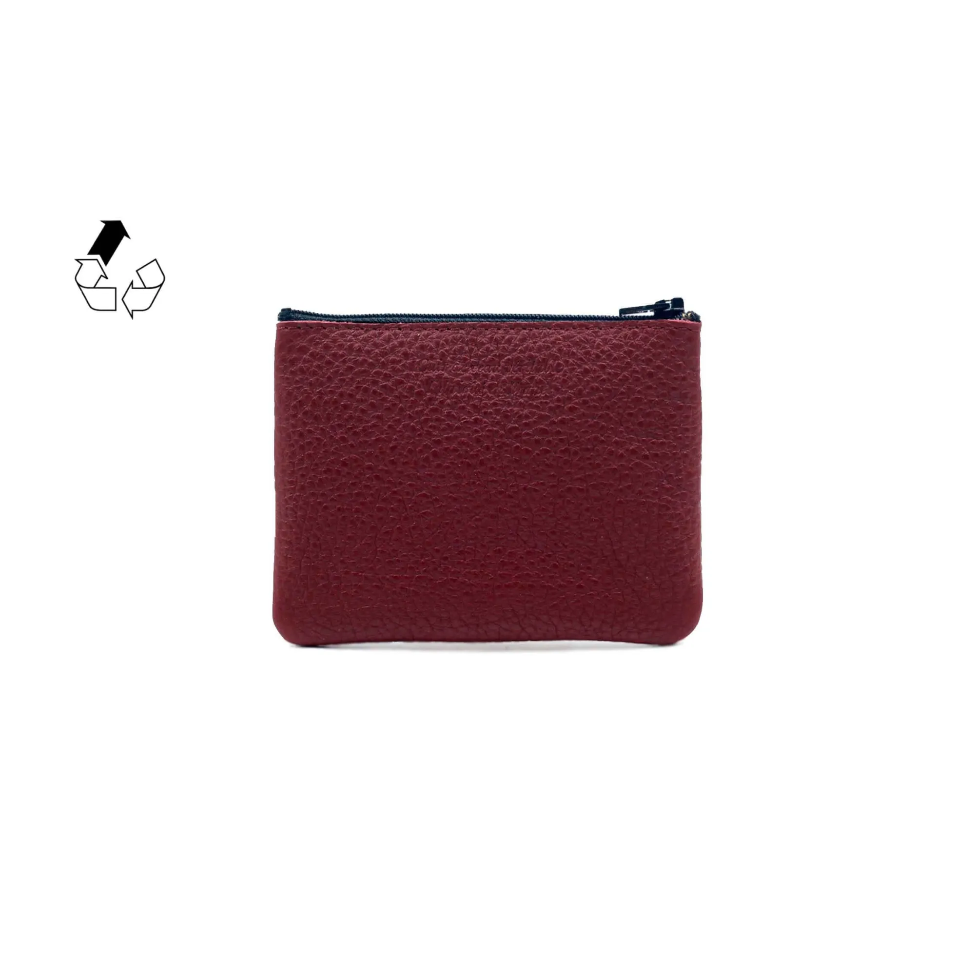 Best Sale Pochette cuir grainé upcyclé - Petit modèle Femme Dressing Recyclé|Pochettes
