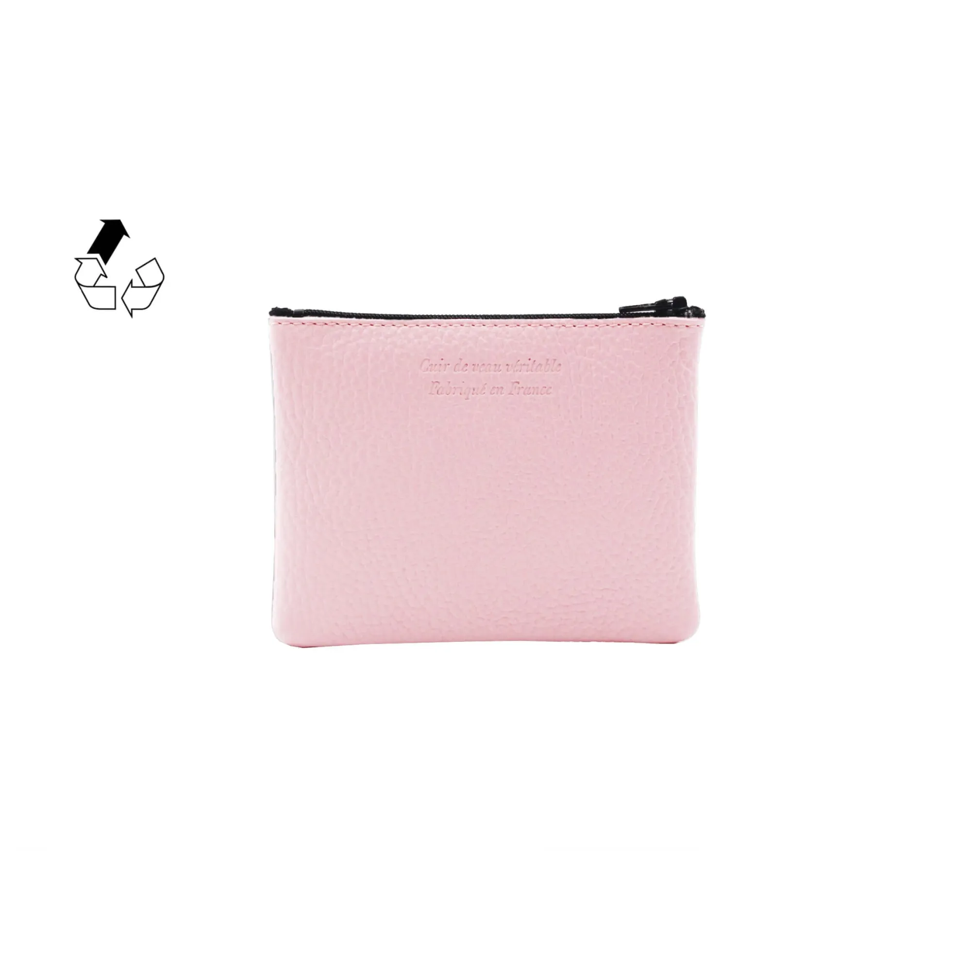 Flash Sale Pochette cuir grainé upcyclé - petit modèle Femme Dressing Recyclé|Pochettes