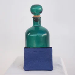 Cheap Pochette cuir upcyclé bleu royal - Petite Femme Dressing Recyclé|Pochettes