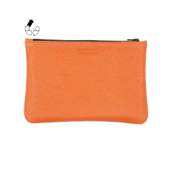 Store Pochette cuir upcyclé grainé Femme Dressing Recyclé|Pochettes