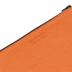 Store Pochette cuir upcyclé grainé Femme Dressing Recyclé|Pochettes