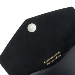 Flash Sale Pochette enveloppe cuir lisse upcyclé Femme Dressing Recyclé|Pochettes