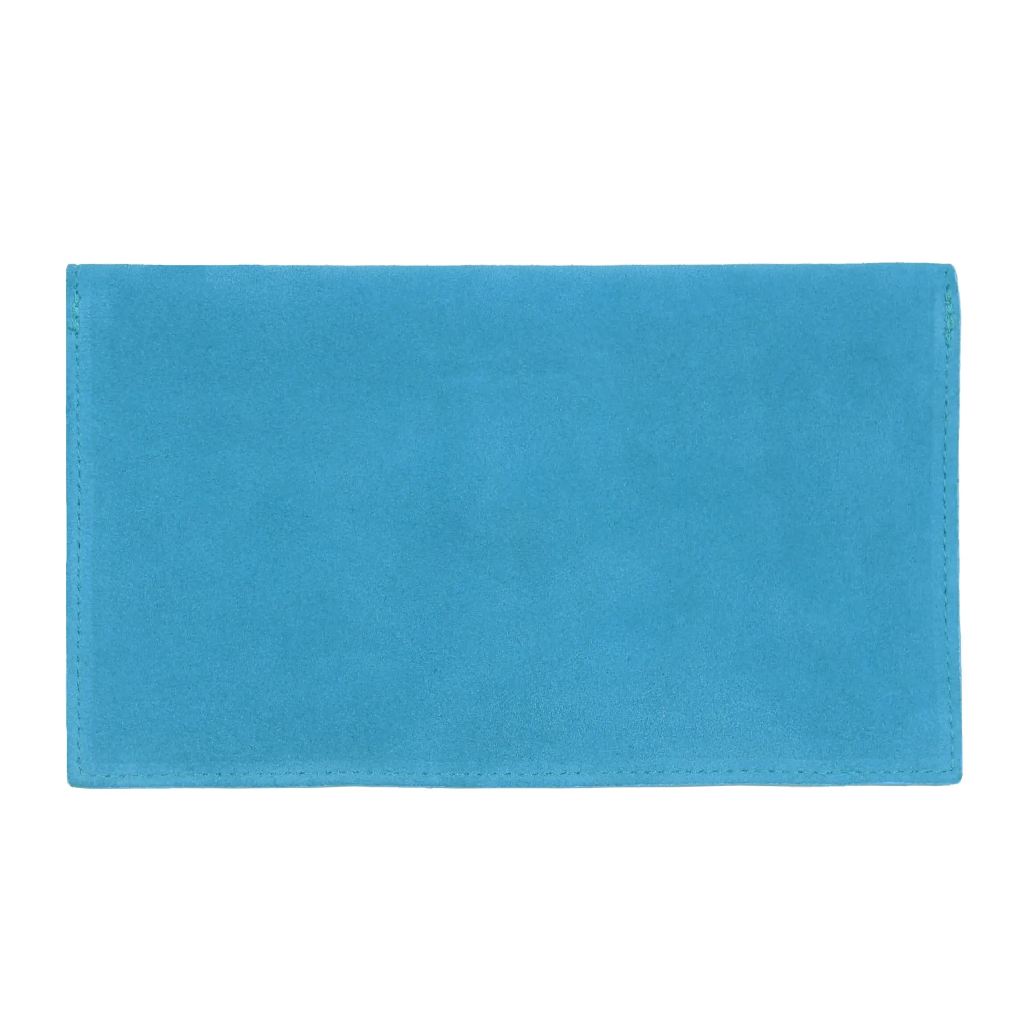 Flash Sale Pochette enveloppe cuir upcyclé bleu Femme Dressing Recyclé|Pochettes