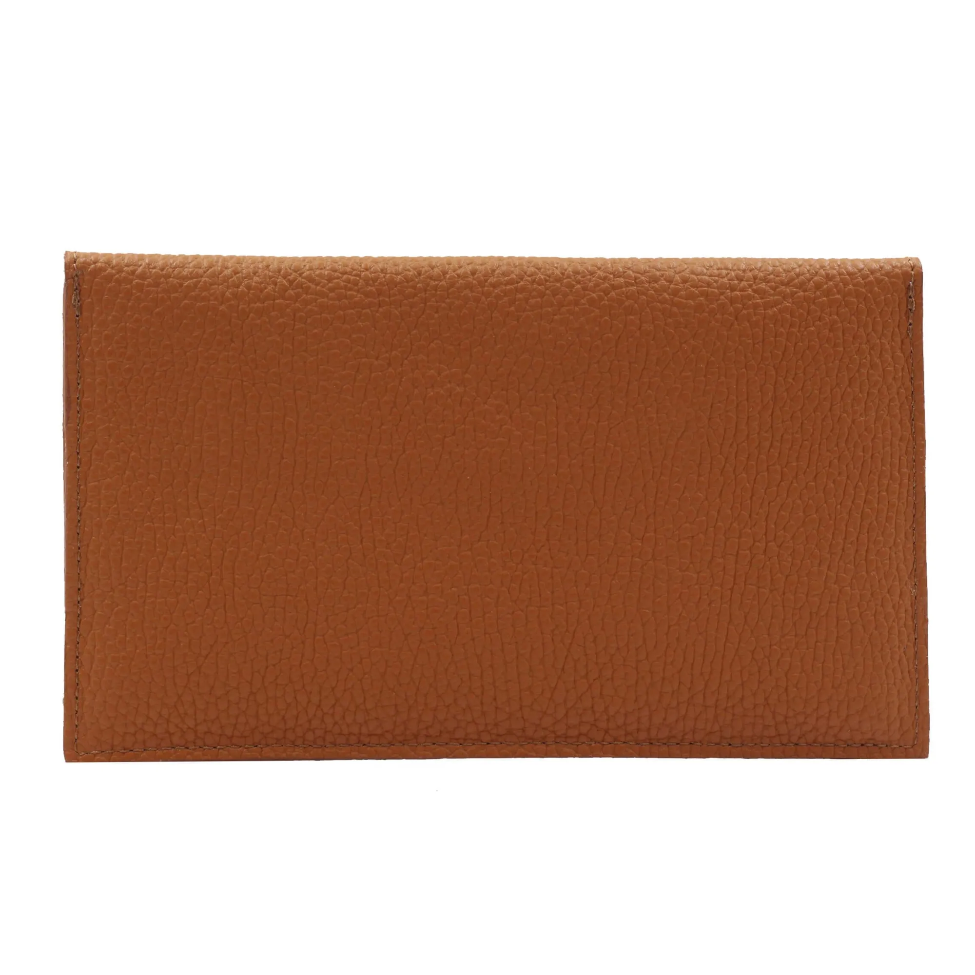 Outlet Pochette enveloppe cuir upcyclé camel Femme Dressing Recyclé|Pochettes