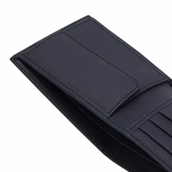 Clearance Portefeuille essentiel cuir bleu Homme Petite Maroquinerie