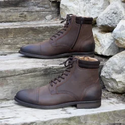 Store Ranger boots à col cuir nubuck Homme Boots