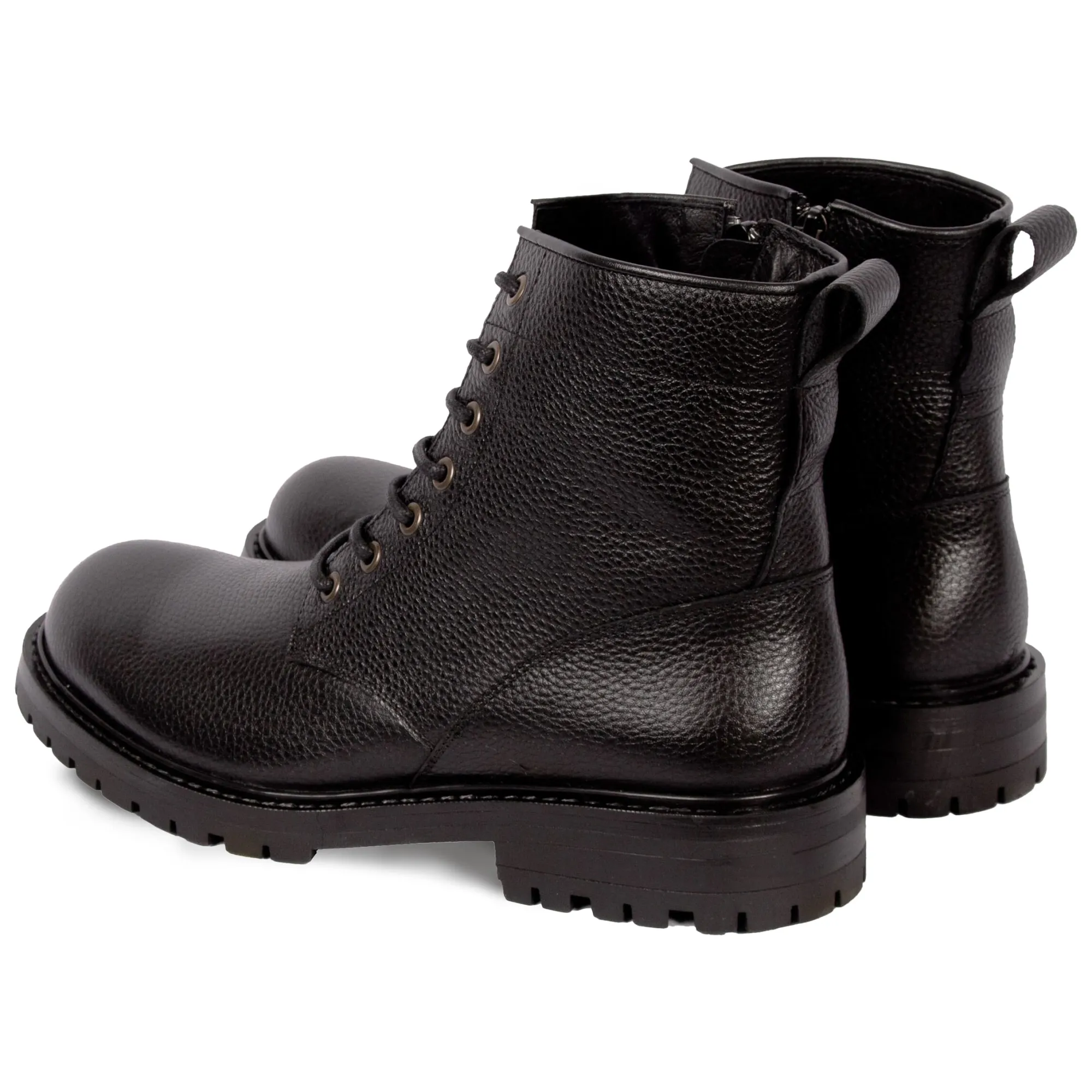Cheap Ranger boots cuir grainé Homme Boots