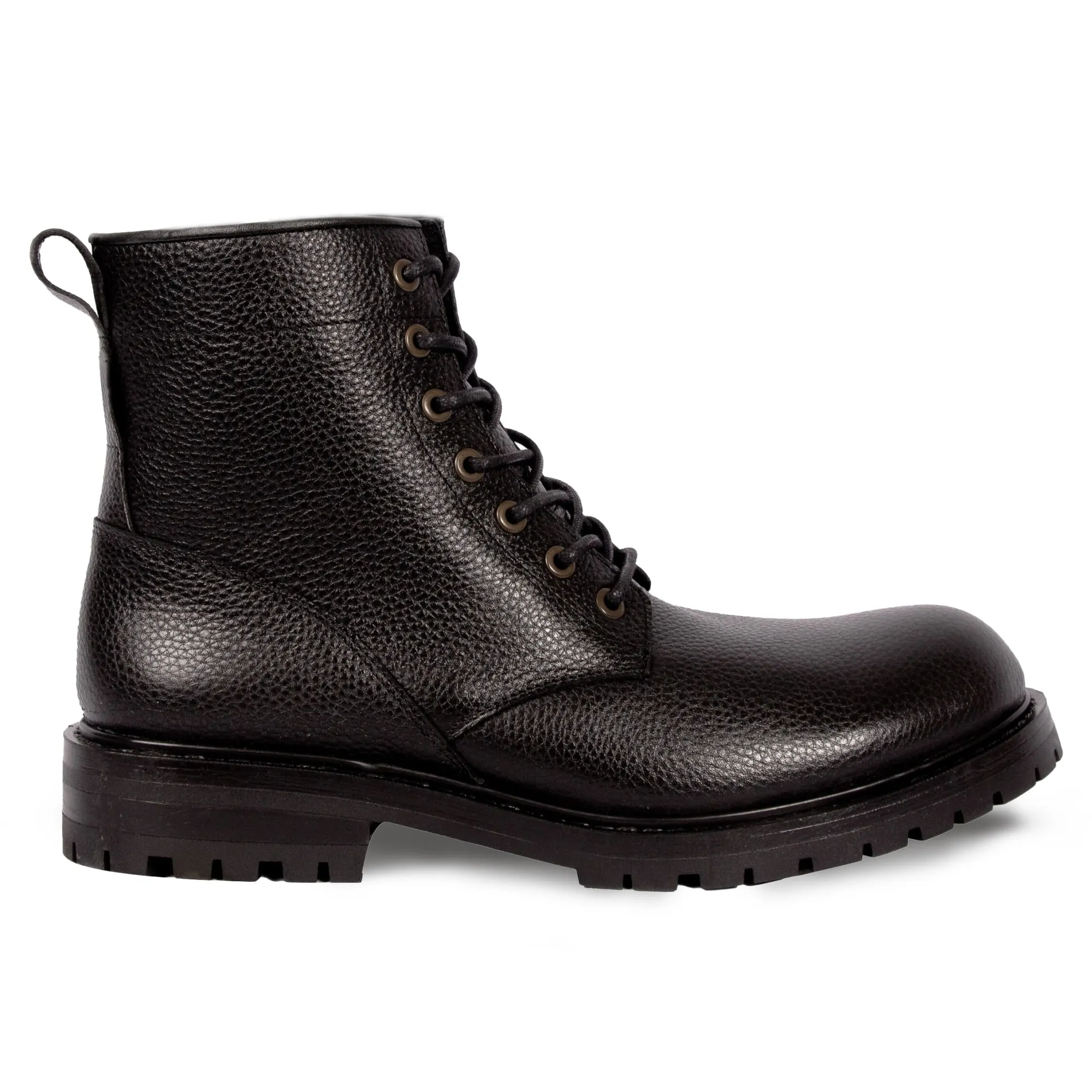 Cheap Ranger boots cuir grainé Homme Boots