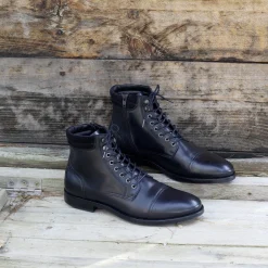 Shop Rangers boots à col cuir Homme Boots