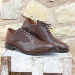 Flash Sale Richelieu Oxford cuir Homme Fins De Série Solidaires