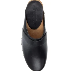 Discount Sabots bois cuir Femme Sandales