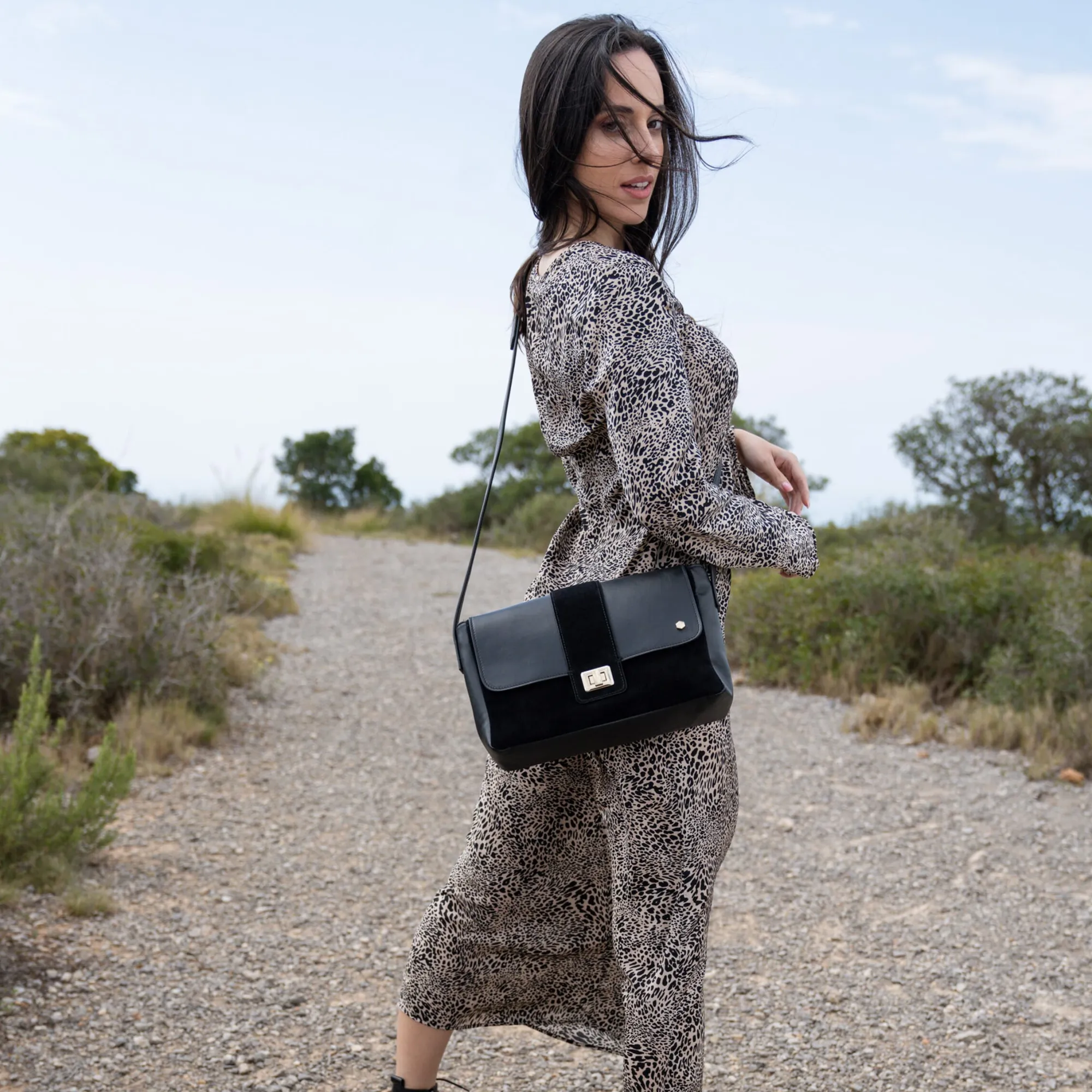 Outlet Sac bandoulière cuir Femme Sacs À Main