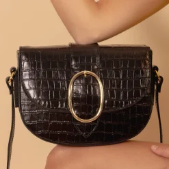 Clearance Sac boucle cuir imprimé Femme Sacs À Main