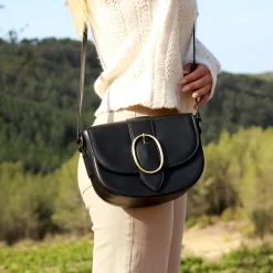 New Sac boucle cuir Femme Sacs À Main