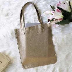 Sale Sac cabas plat cuir grainé Femme Sacs À Main