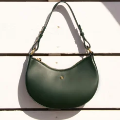 Shop Sac hobo cuir vert Femme Sacs À Main