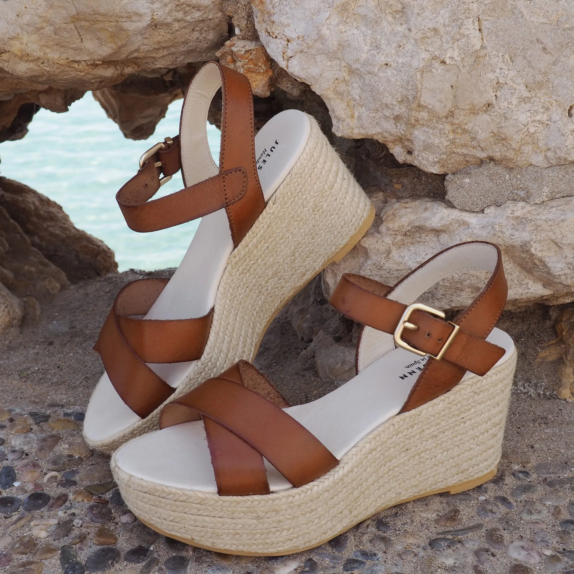 Discount Sandales compensées Femme Sandales